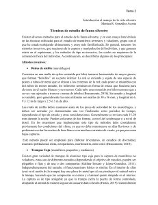 T&eacute;cnicas de Estudio de Fauna Silvestre: Mam&iacute;feros
