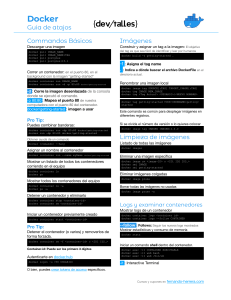 Docker: Gu&iacute;a de Atajos para Comandos Esenciales
