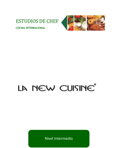 Cocina Internacional: Prote&iacute;nas Caprinas y Ovinas - Nivel Intermedio
