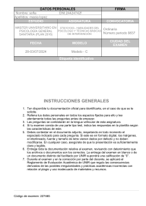 Examen Psicología: Habilidades del Psicólogo y Técnicas Básicas