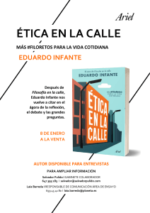 Ética en la Calle: Libro de Filosofía Cotidiana