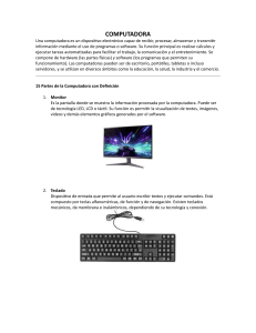 Partes de la Computadora: Definiciones y Funciones