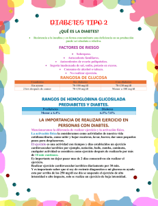 Diabetes Tipo 2: Riesgos, Niveles de Glucosa y Ejercicio