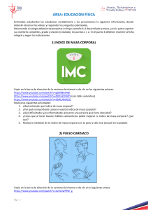 Educaci&oacute;n F&iacute;sica: IMC, Pulso y Tests para Secundaria