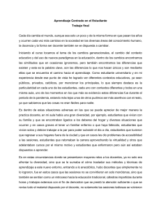 Aprendizaje Centrado en el Estudiante: Trabajo Final