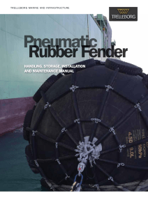 Pneumatic Rubber Fender Handling & Maintenance Manual