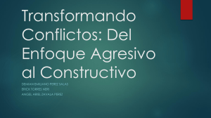 Transformación de Conflictos: De Agresivo a Constructivo