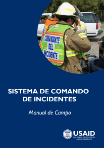 Manual de Campo SCI: Sistema de Comando de Incidentes