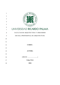 Plantilla Tesis Arquitectura URP - Formato APA