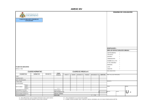 Formulario de Localización Urbana: Zonificación y Áreas