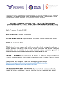 Calidad del Aire y Derechos Ciudadanos: Sentencia Suprema Mexicana