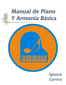 Manual de Piano y Armon&iacute;a B&aacute;sica: Acordes, Escalas y Cifrado
