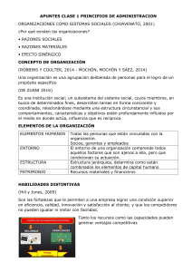 Principios de Administraci&oacute;n: Apuntes de Clase
