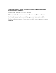 Estrategias para evaluar procesos cognitivos óptimos