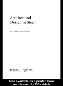 Architectural Design in Steel Textbook