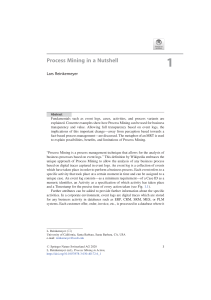 Process Mining in a Nutshell: Fundamentals & Applications