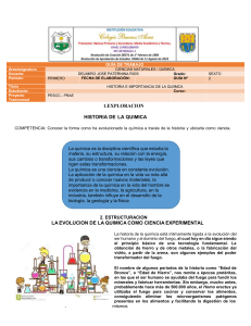 Guía de Química: Historia e Importancia (6to Grado)