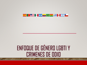 Género, Orientación Sexual y Crímenes de Odio: Conceptos Clave