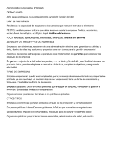 Apuntes Administraci&oacute;n Empresarial: Definiciones y An&aacute;lisis