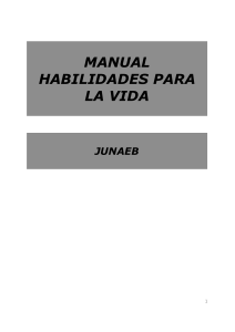 Manual Habilidades para la Vida: Guía JUNAEB para el Bienestar Psicosocial