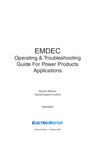 EMDEC Operating & Troubleshooting Guide for Power Products