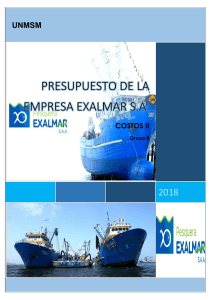 Presupuestos en Pesquera Exalmar S.A.A: Estudio de Caso