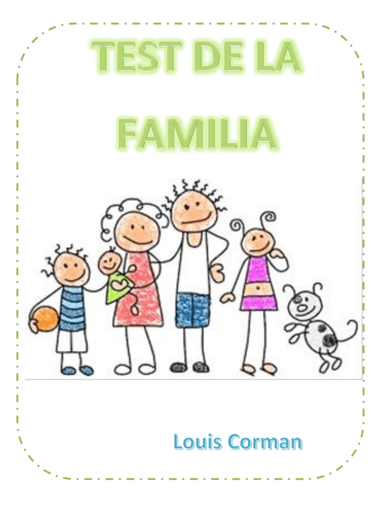 MANUAL TEST DE LA FAMILIA