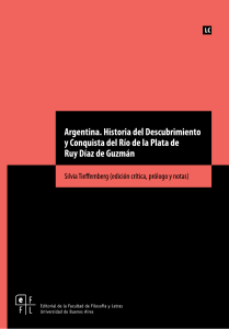 Argentina: Descubrimiento y Conquista del Río de la Plata por Ruy Díaz de Guzmán