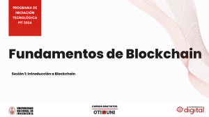 Fundamentos de Blockchain: Introducci&oacute;n a la tecnolog&iacute;a Blockchain