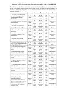 Cuestionario IQCODE: Deterioro Cognitivo en Ancianos