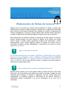 Elaboraci&oacute;n de Fichas de Lectura: Gu&iacute;a para Estudiantes
