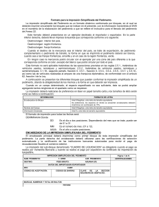 Formato Simplificado Pedimento: Guía de Impresión