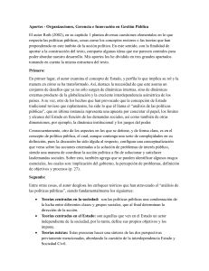 Política Pública: Conceptos, Teorías y Herramientas de Análisis