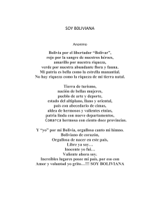 SOY B0LIVIANA