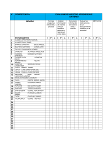 Hoja de Evaluaci&oacute;n: Indagaci&oacute;n Cient&iacute;fica - 4to Grado