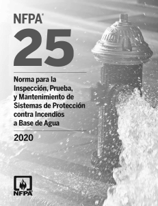 NFPA 25: Inspección y Mantenimiento de Sistemas Contra Incendios
