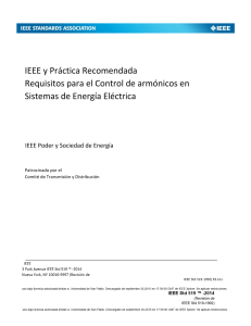 IEEE: Control de Arm&oacute;nicos en Sistemas de Energ&iacute;a El&eacute;ctrica