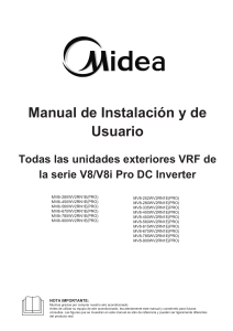 Manual VRF V8/V8i Pro DC Inverter
