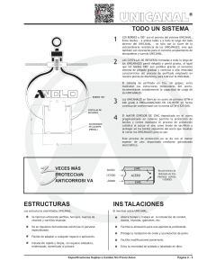 Cat&aacute;logo UNICANAL: Sistemas de Canalizaci&oacute;n Industrial