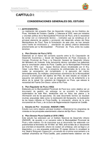 Plan de Desarrollo Urbano Piura: Distritos al 2032