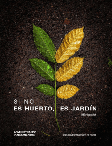 Huerto vs. Jardín: Administrando tus Pensamientos para la Paz