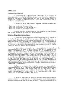 Fundamentos del Compostaje: Materia Org&aacute;nica y Fermentaci&oacute;n
