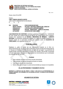 Alegatos de Conclusión: Nulidad y Restablecimiento del Derecho