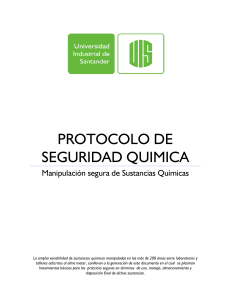 Protocolo de Seguridad Química: Laboratorios UIS