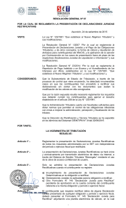 Resoluci&oacute;n General: Declaraciones Juradas Rectificativas en Paraguay