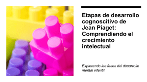 Etapas del Desarrollo Cognoscitivo de Piaget