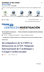 Investigación UDES en Cardiología: Reconocimiento Internacional