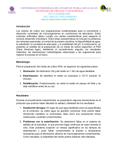 Preparación de Medio de Cultivo PDA: Informe de Laboratorio