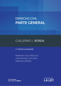 Derecho Civil: Parte General - Libro de Texto