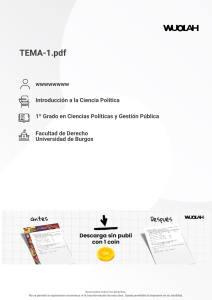 Apuntes Introducción a la Ciencia Política - Universidad de Burgos